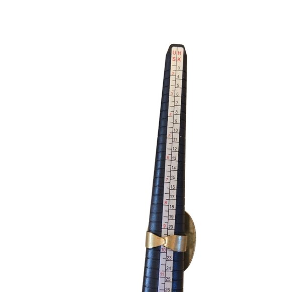 Vintage Boho Turquoise Mosaic Statement Ring Brass Oval Tribal Style - Picture 4 of 4